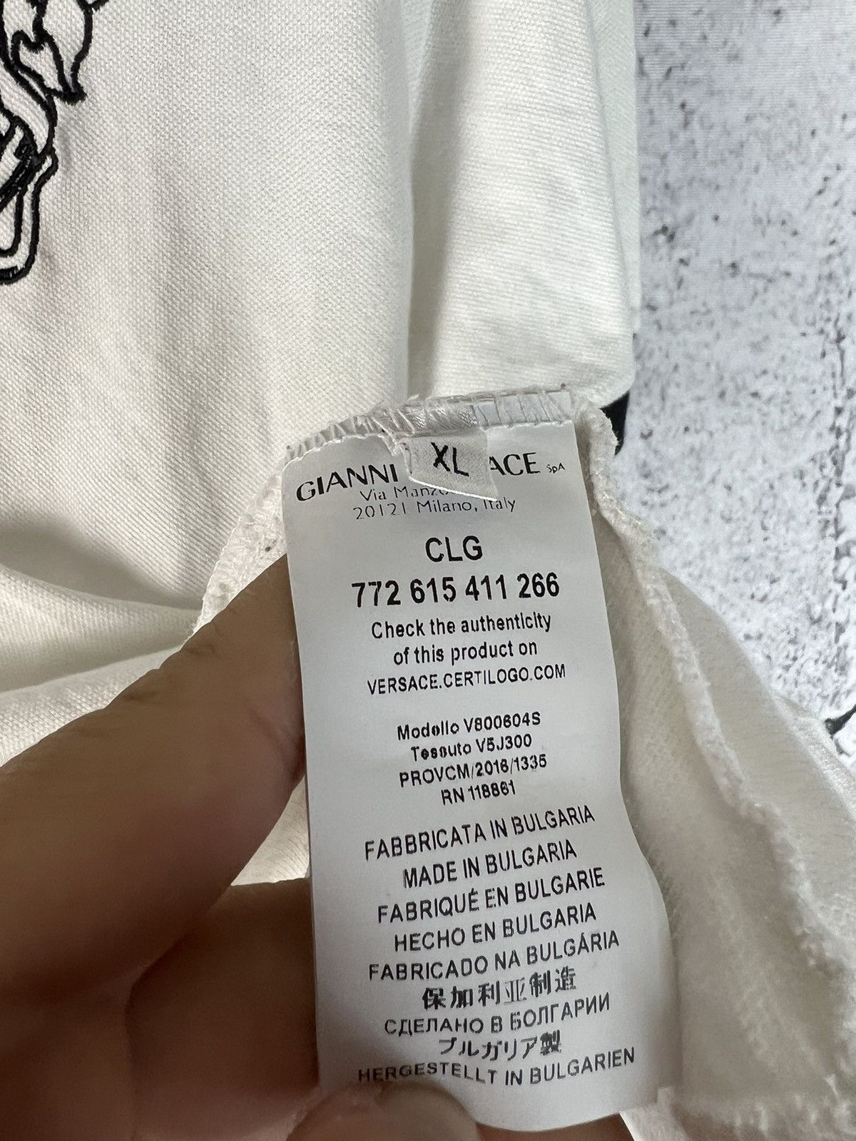 Versace Versace Medusa big chest logo polo shirt Size US XL / EU 56 / 4 - 5 Thumbnail