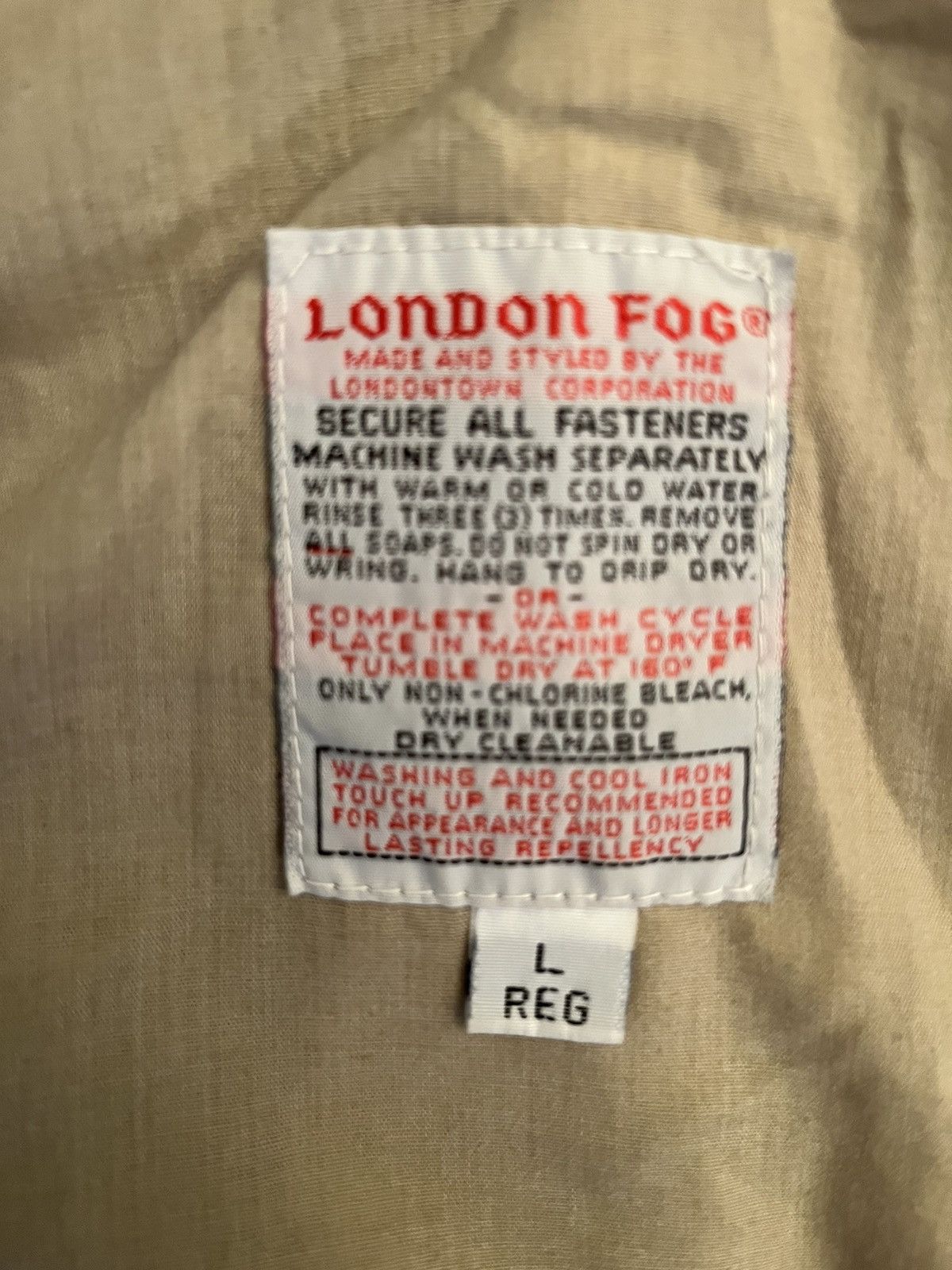 Other Tan 90s London Fog Blouson Jacket Size US L / EU 52-54 / 3 - 4 Thumbnail