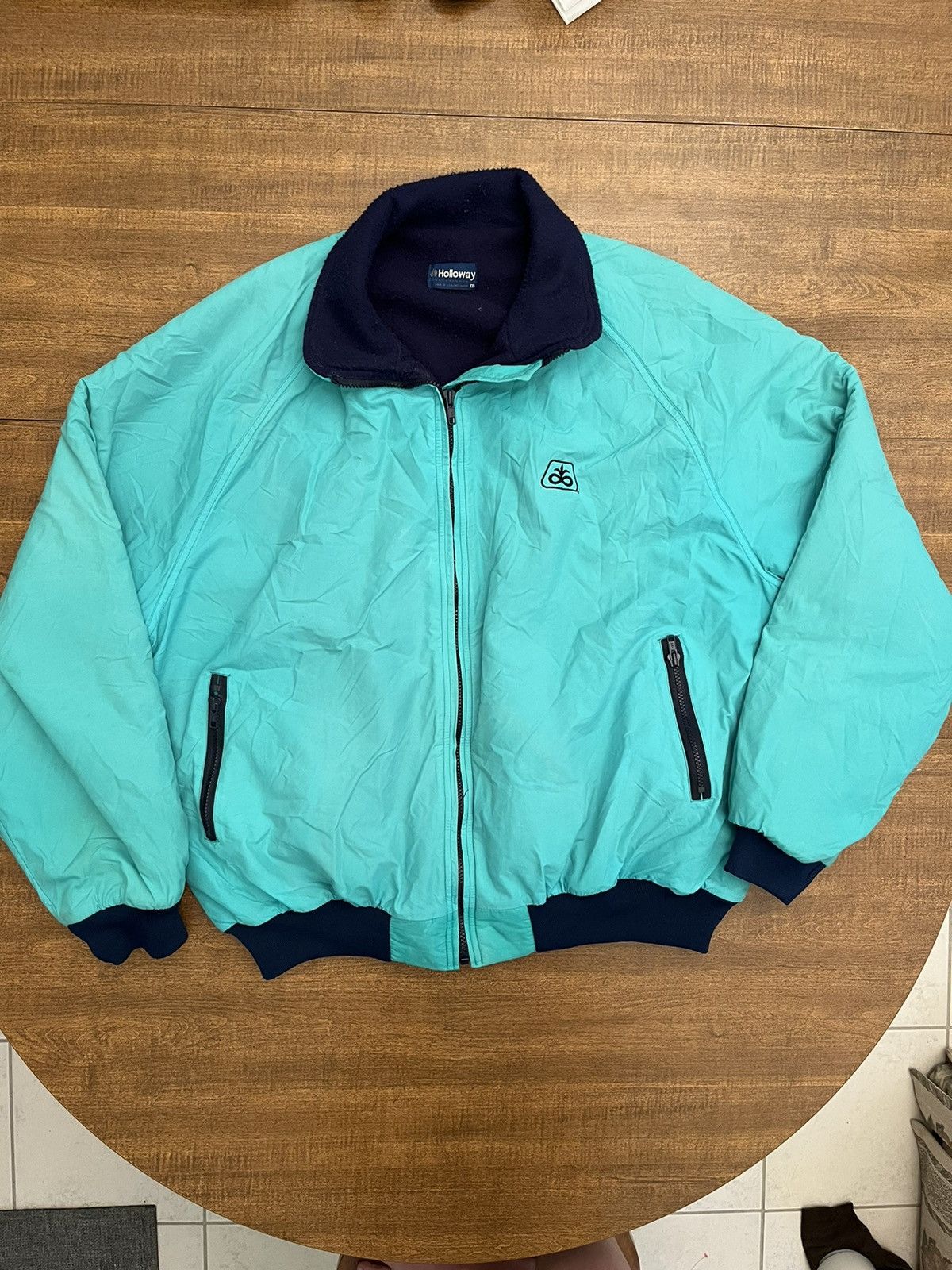 Holloway 90s Teal Blouson Active Jacket Size US XXL / EU 58 / 5 - 1 Thumbnail