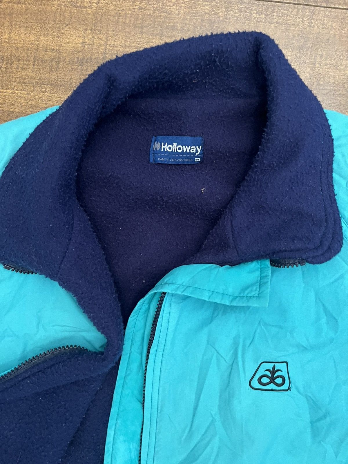 Holloway 90s Teal Blouson Active Jacket Size US XXL / EU 58 / 5 - 4 Thumbnail
