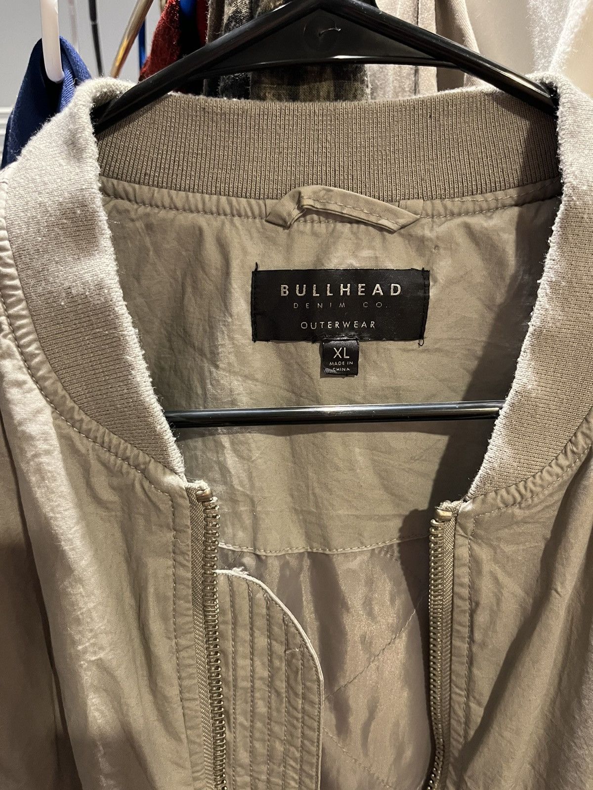 Starter 2016 Era Grey Bomber Jacket Size US XL / EU 56 / 4 - 3 Thumbnail