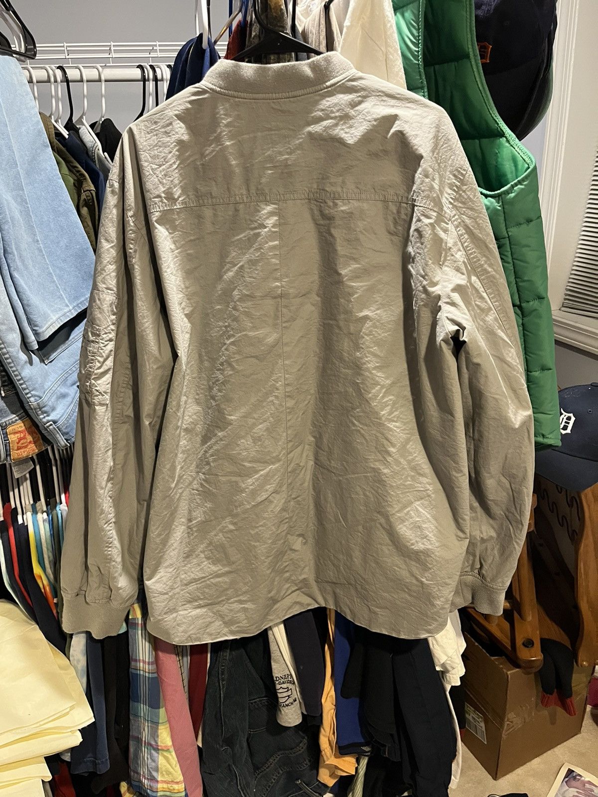 Starter 2016 Era Grey Bomber Jacket Size US XL / EU 56 / 4 - 2 Thumbnail