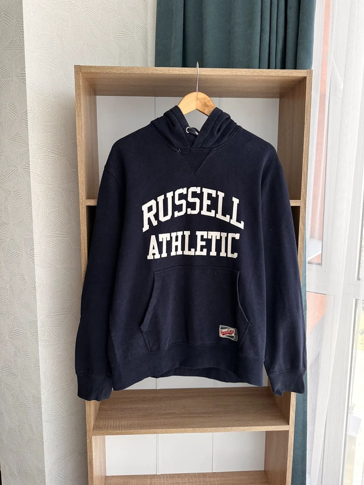 Vintage Russell Athletic Navy Oversized Hoodie