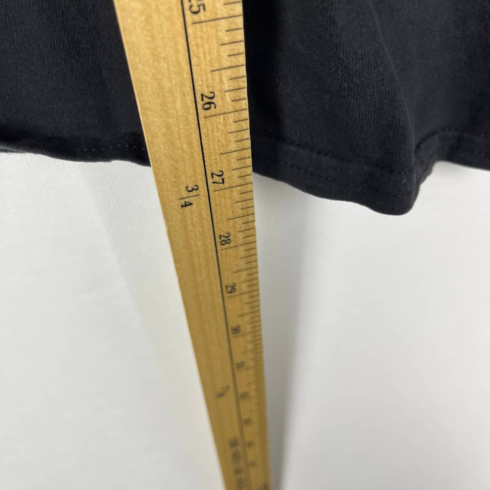 Vintage Faded Blank Black T shirt Large Size US L / EU 52-54 / 3 - 6 Thumbnail