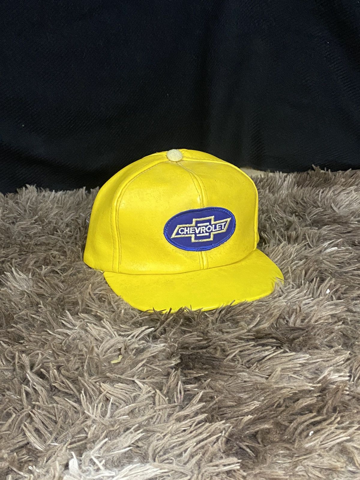 Leather × Vintage Vintage 80’s Racing Car Chevrolet Leather by youngan Size ONE SIZE - 1 Thumbnail