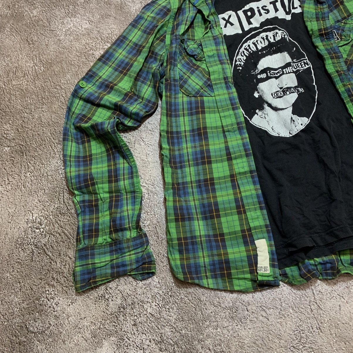 Vintage Vintage 90s Grunge Plaid Shirt Punk Streetwear Y2K Baggy L Size US L / EU 52-54 / 3 - 3 Thumbnail
