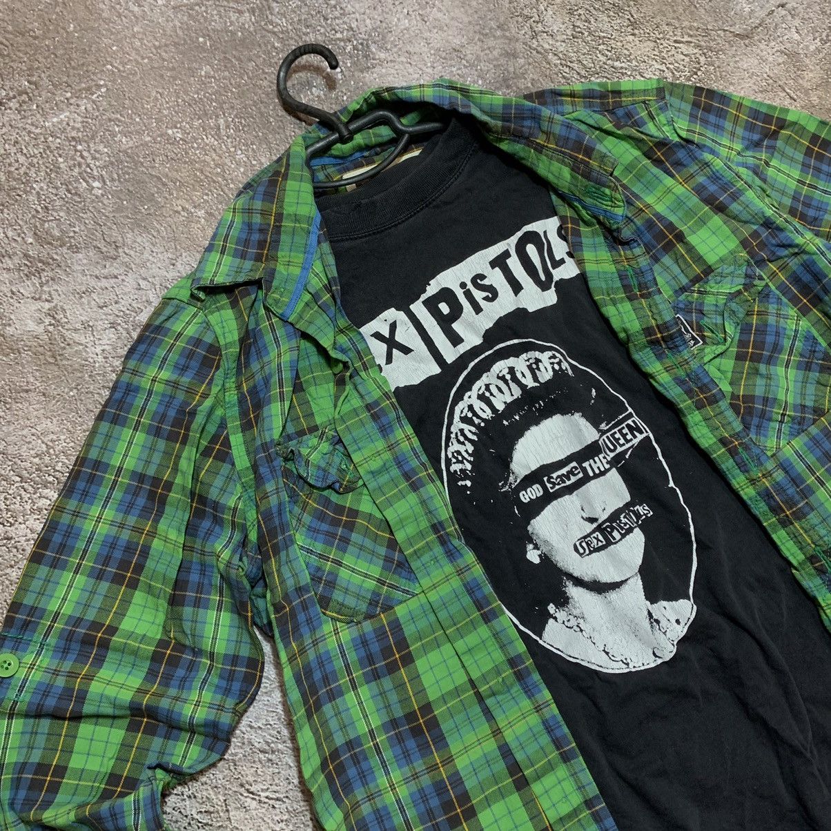 Vintage Vintage 90s Grunge Plaid Shirt Punk Streetwear Y2K Baggy L Size US L / EU 52-54 / 3 - 4 Thumbnail