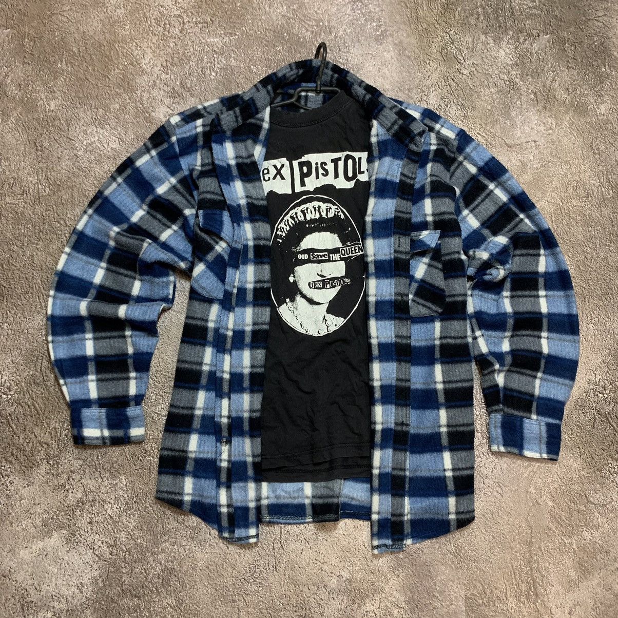 Vintage Vintage 90s Sex Pistols Graphic Tee Punk Grunge Washed XL Size US XL / EU 56 / 4 - 1 Thumbnail