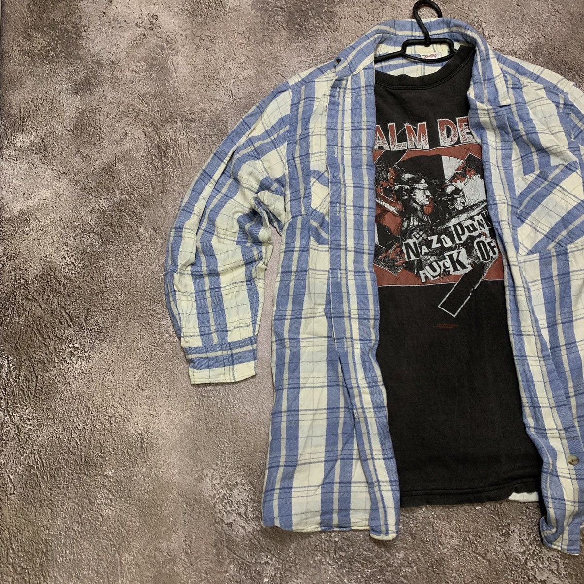 Vintage Vintage 90s Y2K Checkered Plaid Shirt Streetwear Tapered XL Size US XL / EU 56 / 4 - 3 Thumbnail