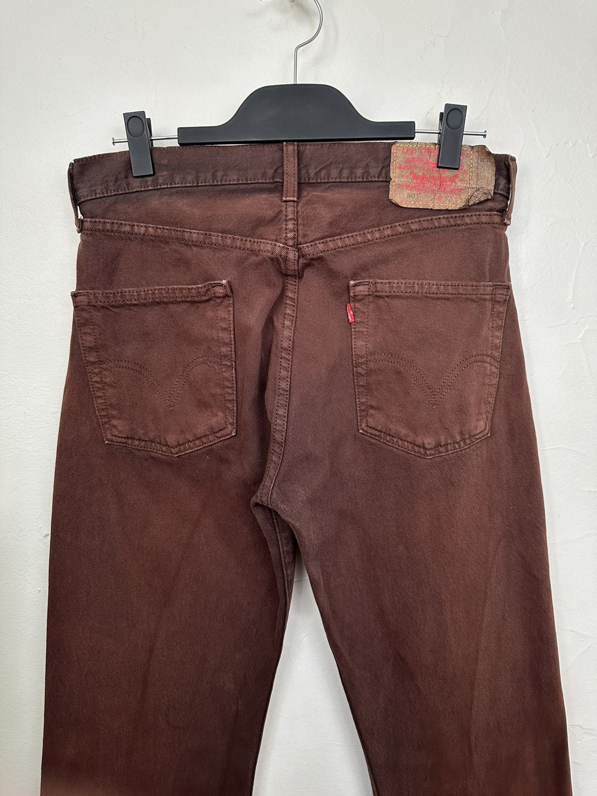 Levi's (31x33) CRAZY FADED BROWN Levi’s 501 Jeans Size US 31 - 12 Thumbnail