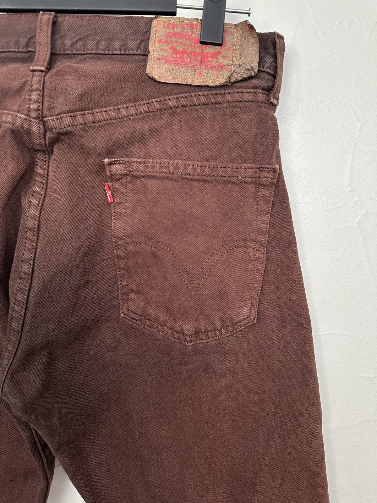 Levi's (31x33) CRAZY FADED BROWN Levi’s 501 Jeans Size US 31 - 15 Thumbnail