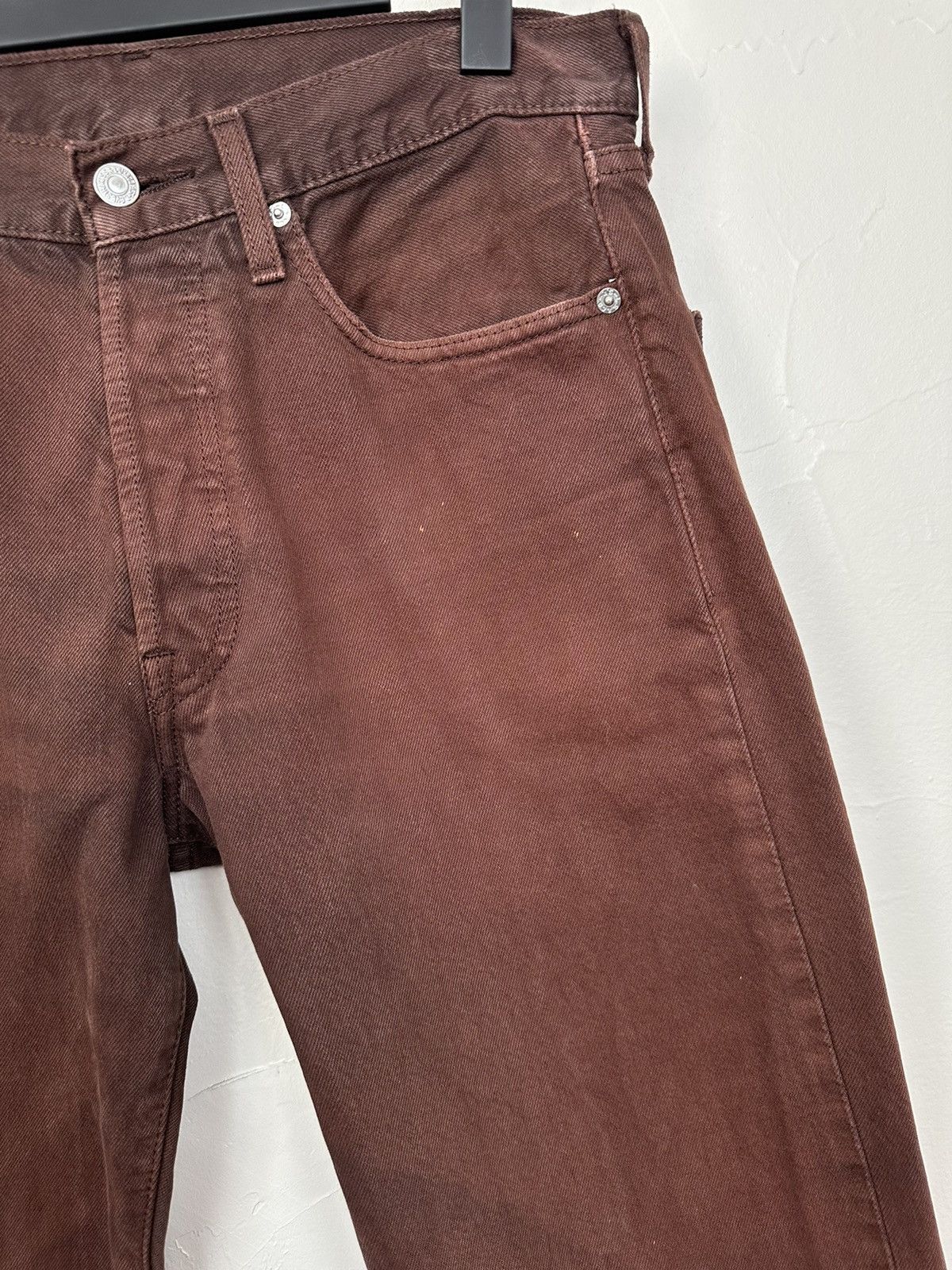 Levi's (31x33) CRAZY FADED BROWN Levi’s 501 Jeans Size US 31 - 8 Thumbnail