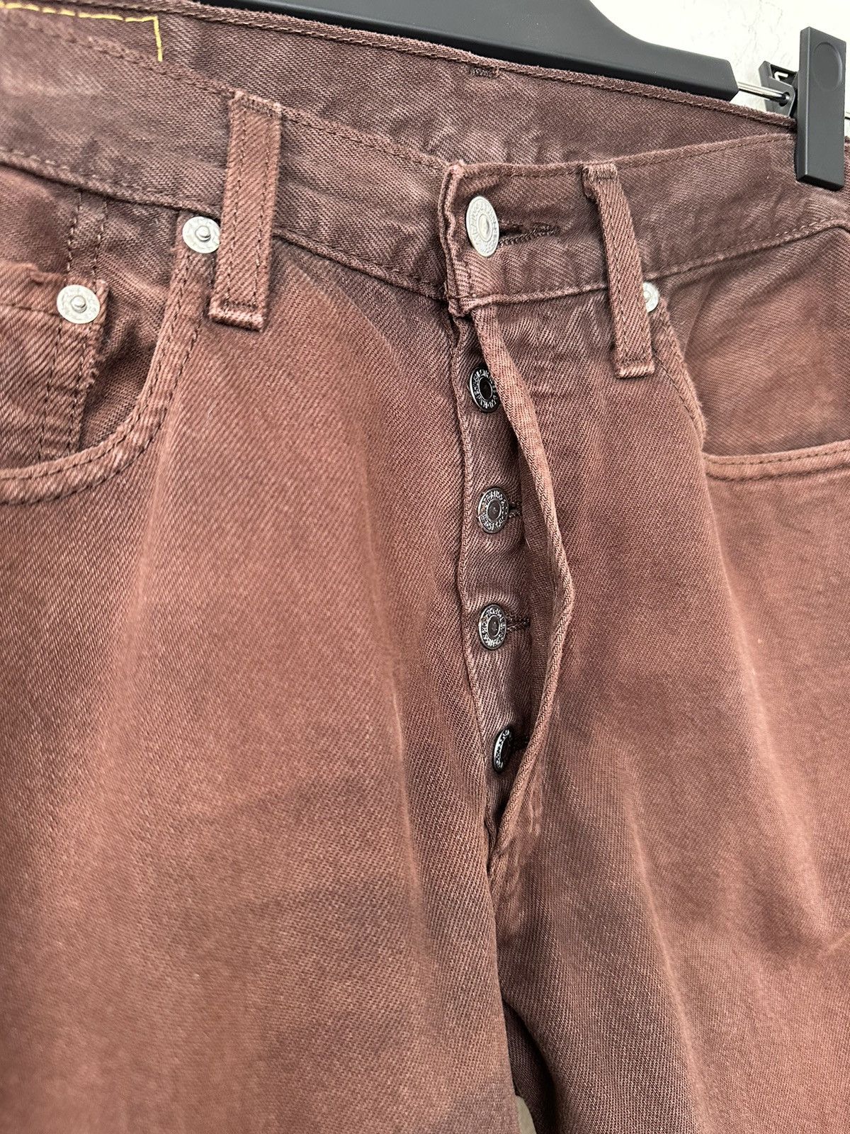 Levi's (31x33) CRAZY FADED BROWN Levi’s 501 Jeans Size US 31 - 9 Thumbnail