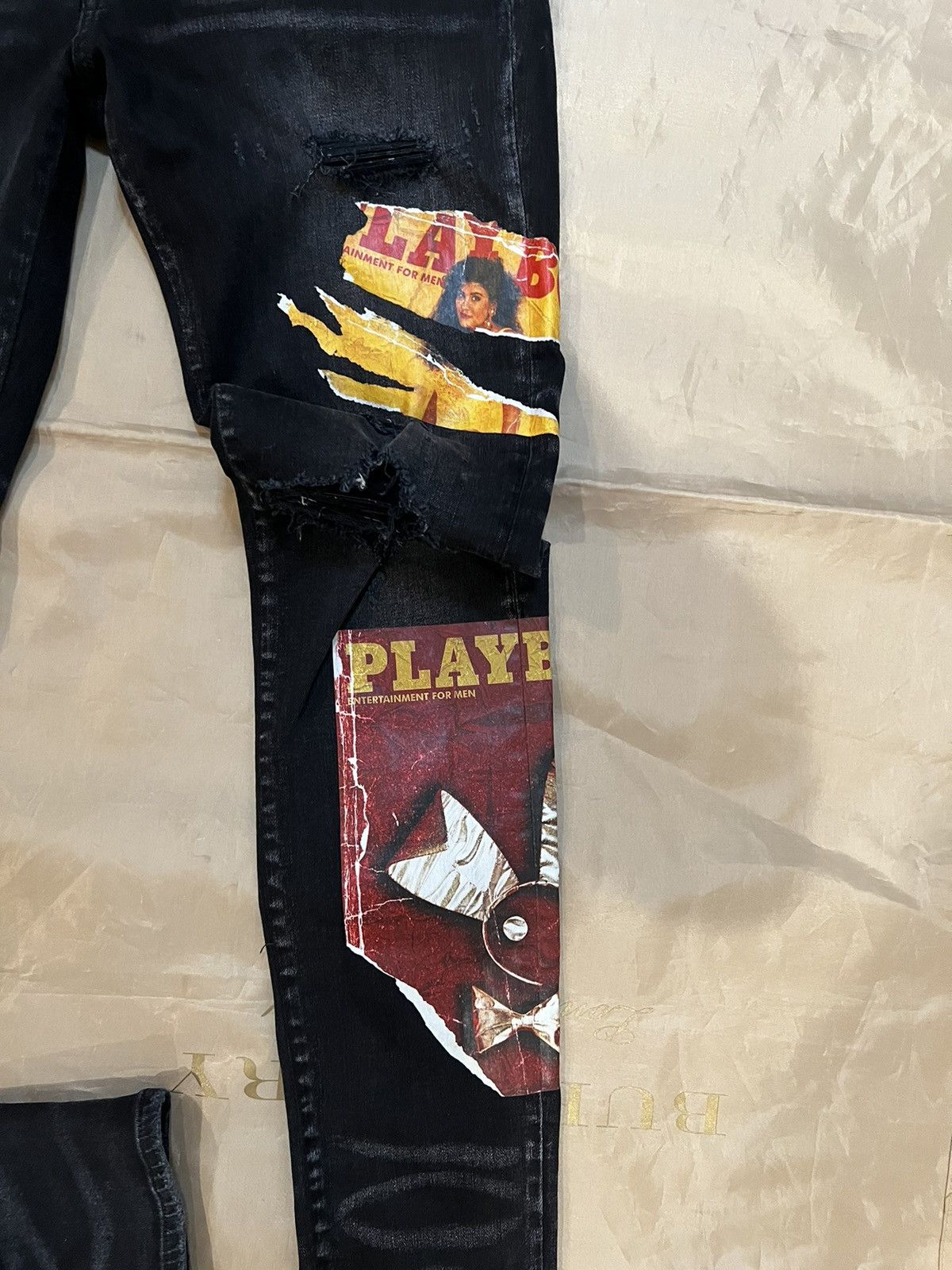 Amiri Amiri Men's Black Playboy Edition Magazine size 36 $2300 Size US 36 / EU 52 - 2 Thumbnail
