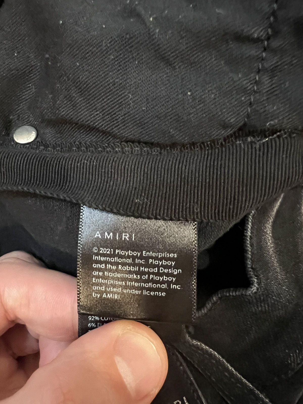 Amiri Amiri Men's Black Playboy Edition Magazine size 36 $2300 Size US 36 / EU 52 - 7 Thumbnail