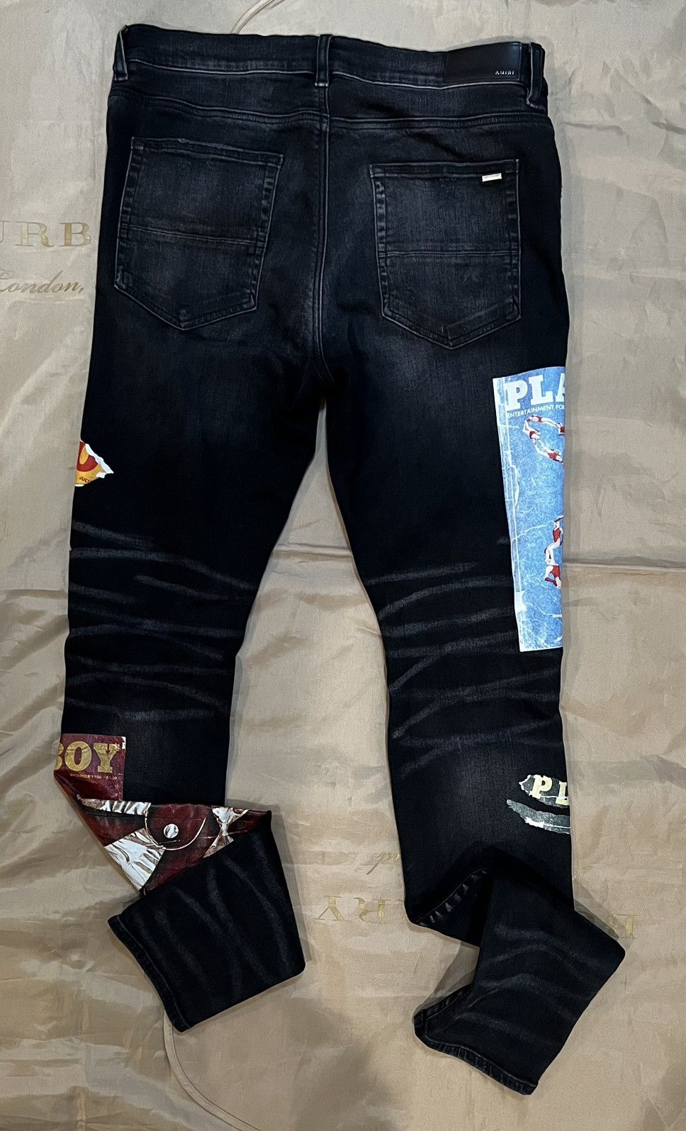 Amiri Amiri Men's Black Playboy Edition Magazine size 36 $2300 Size US 36 / EU 52 - 12 Thumbnail