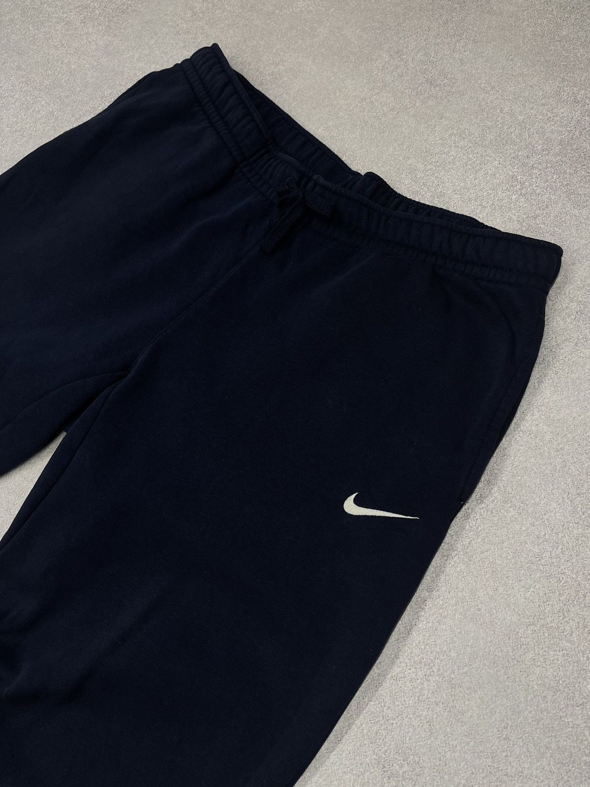 Nike Mens Nike Basic Sweatpants Navy Drill Swoosh Drip Size US 34 / EU 50 - 2 Thumbnail