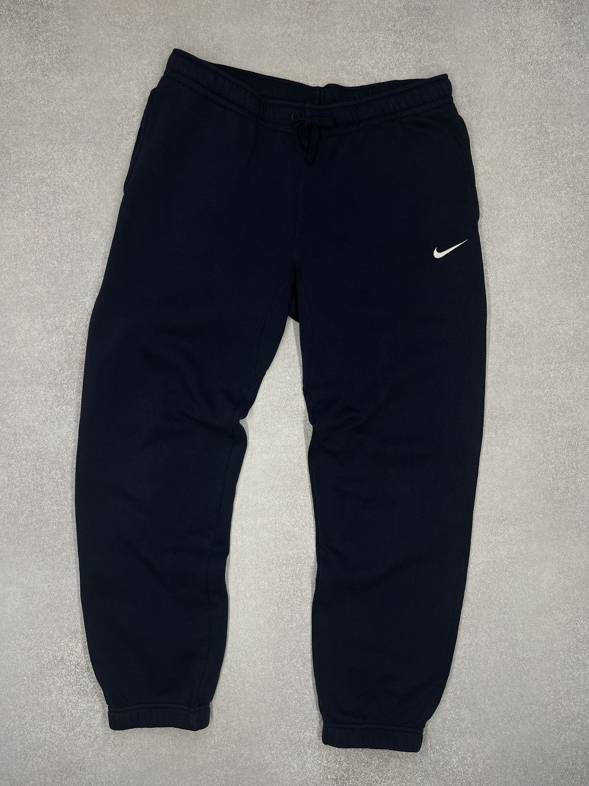 Mens Nike Basic Sweatpants Navy Drill Swoosh Drip