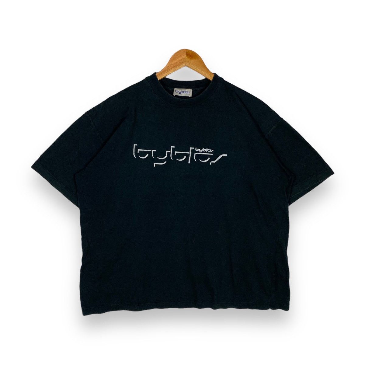 BYBLOS SPELLOUT MADE IN ITALY OVERSIZED BAGGY T SHIRT