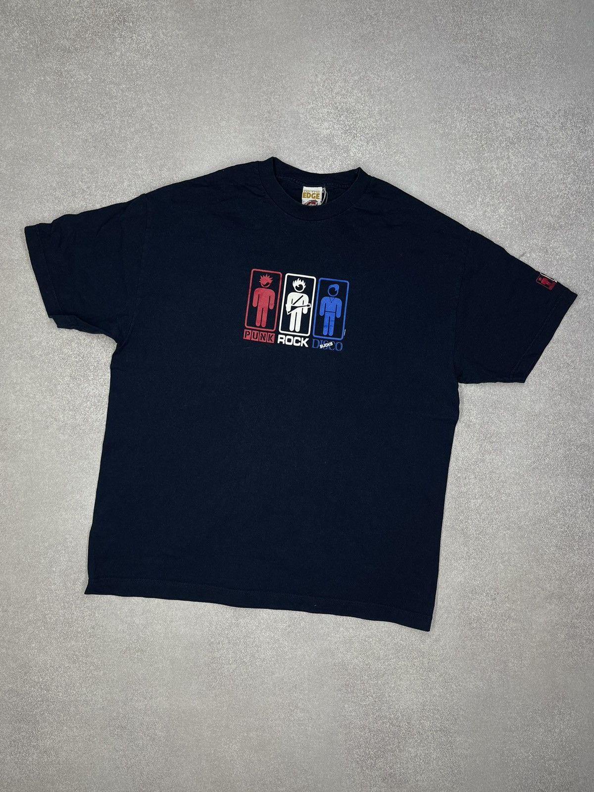 Hook-Ups × Pacsun Vintage To The Edge 2003 Punk Rock Disco Sucks T Shirt Size US XL / EU 56 / 4 - 1 Thumbnail