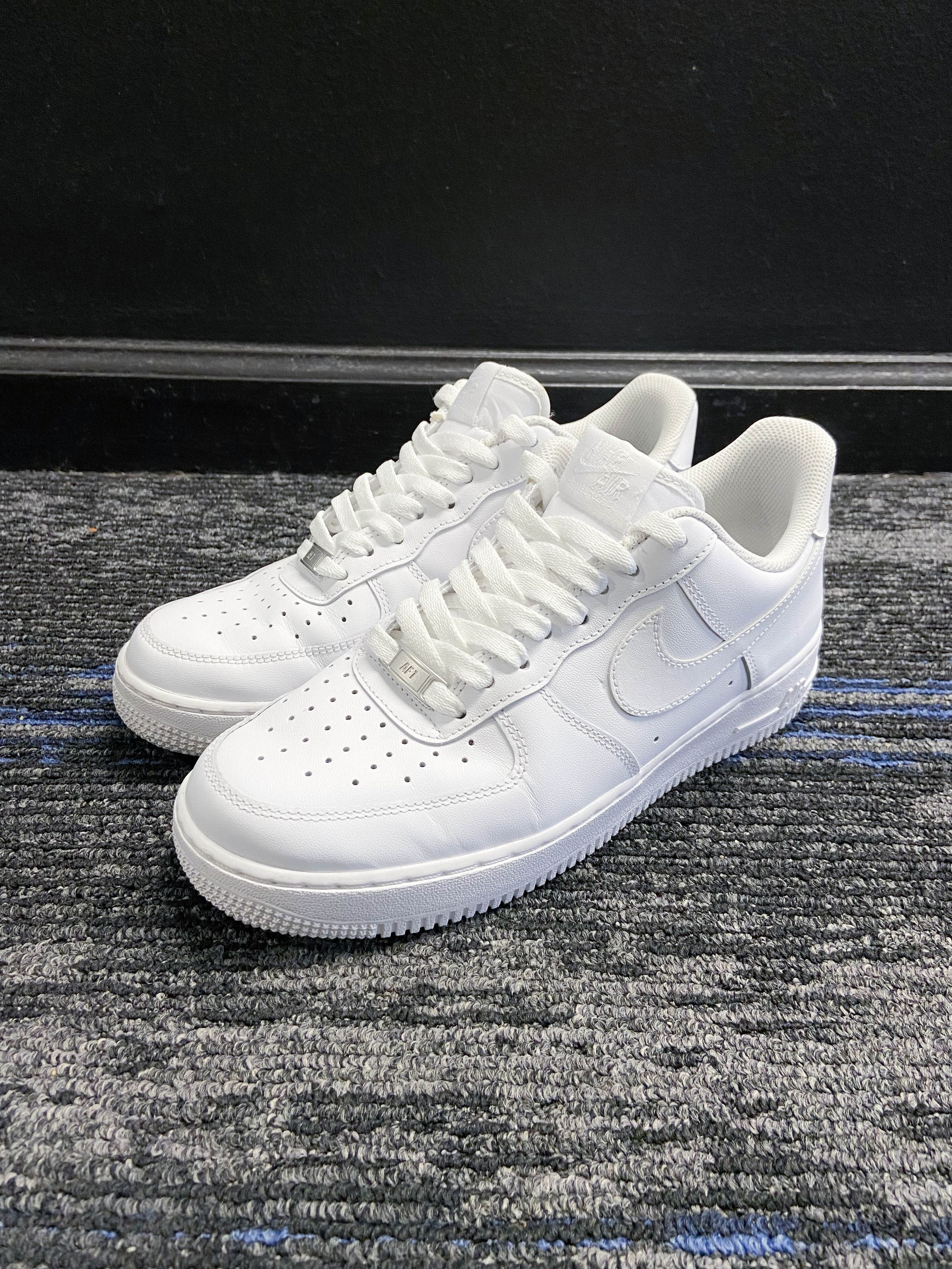 Nike Air Force 1 ‘07 Triple White (Women's) Size US 9.5 / IT 39.5 - 1 Thumbnail