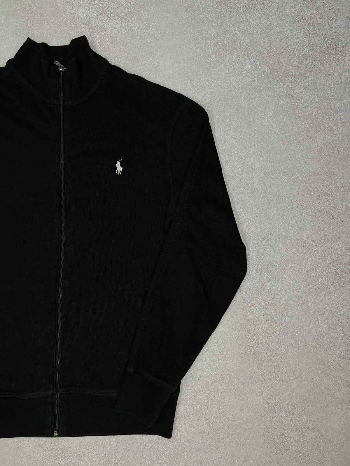 Polo Ralph Lauren Mens Polo Ralph Lauren Track Jacket Black Y2K Vintage Rugby Size US M / EU 48-50 / 2 - 3 Thumbnail