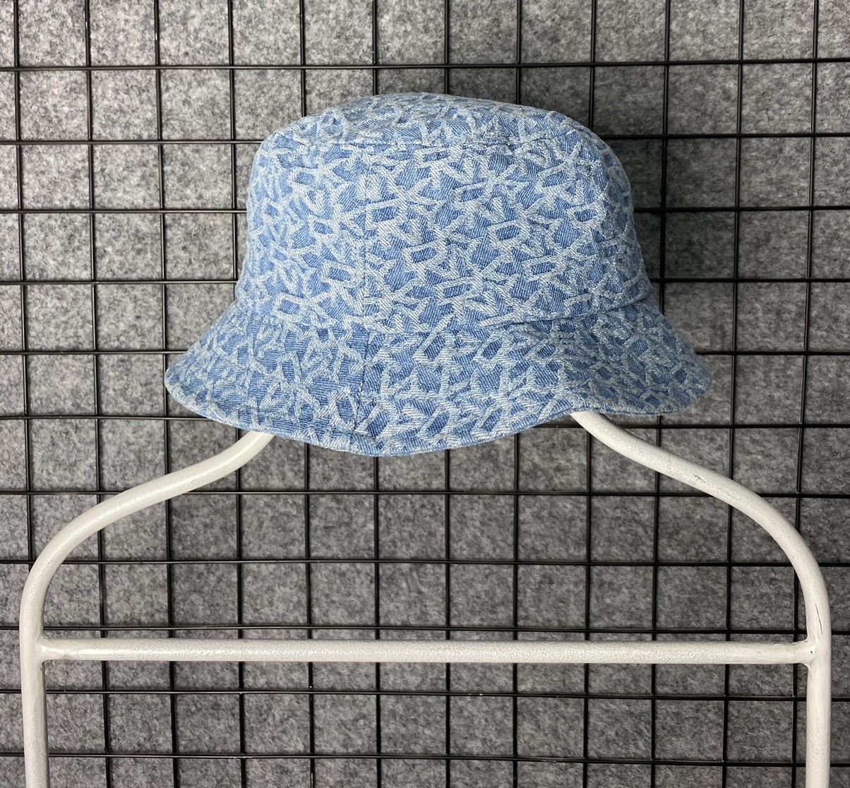 DKNY DKNY Streetwear Monogram Logo Denim Bucket Hat Size OS Size ONE SIZE - 2 Thumbnail