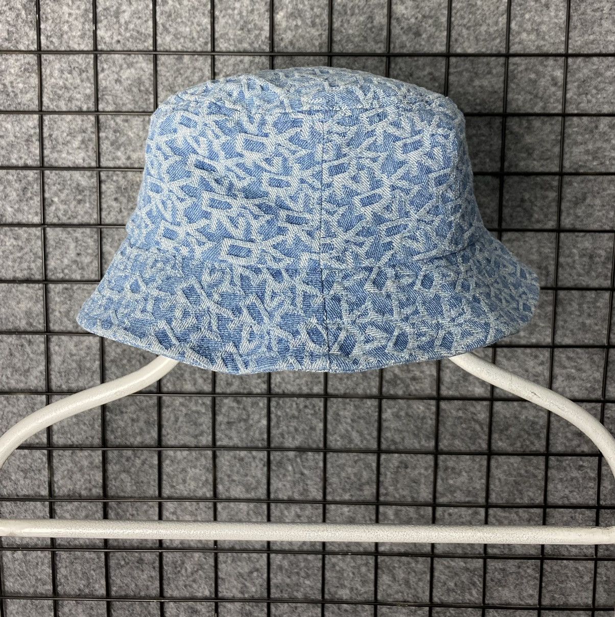 DKNY DKNY Streetwear Monogram Logo Denim Bucket Hat Size OS Size ONE SIZE - 3 Thumbnail