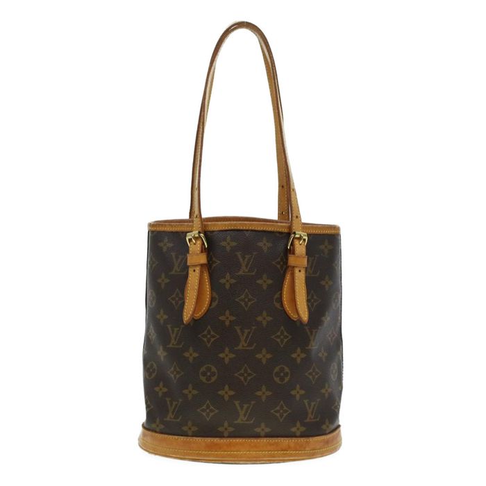 Louis Vuitton LOUIS VUITTON Monogram Bucket PM Shoulder Bag M42238 LV ...