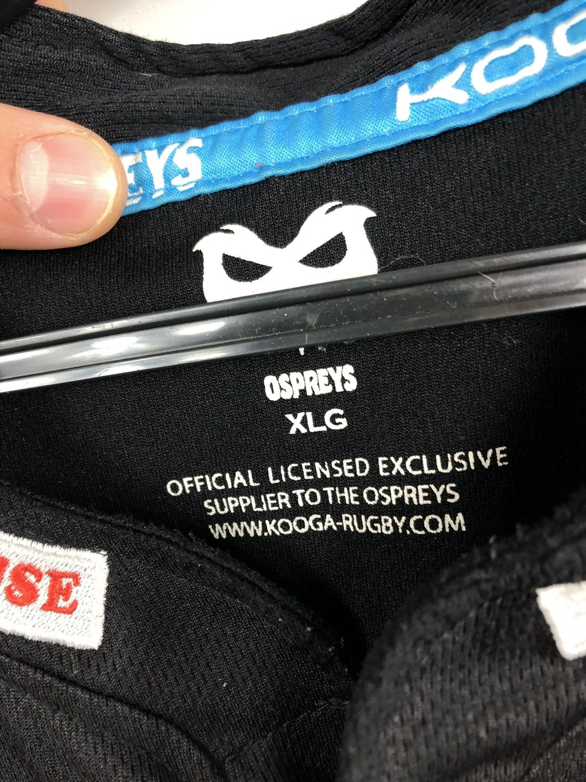Osprey × Vintage Kooga Ospreys Rugby Jersey T-Shirt Black/Blue Size XL Size US XL / EU 56 / 4 - 7 Thumbnail