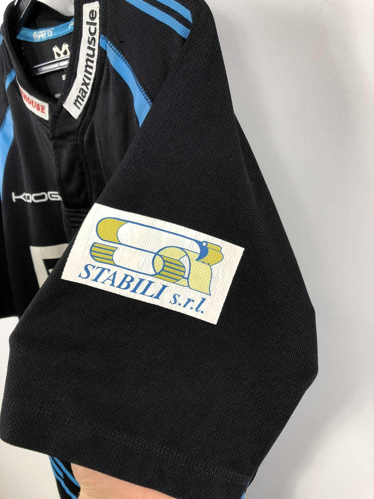 Osprey × Vintage Kooga Ospreys Rugby Jersey T-Shirt Black/Blue Size XL Size US XL / EU 56 / 4 - 5 Thumbnail