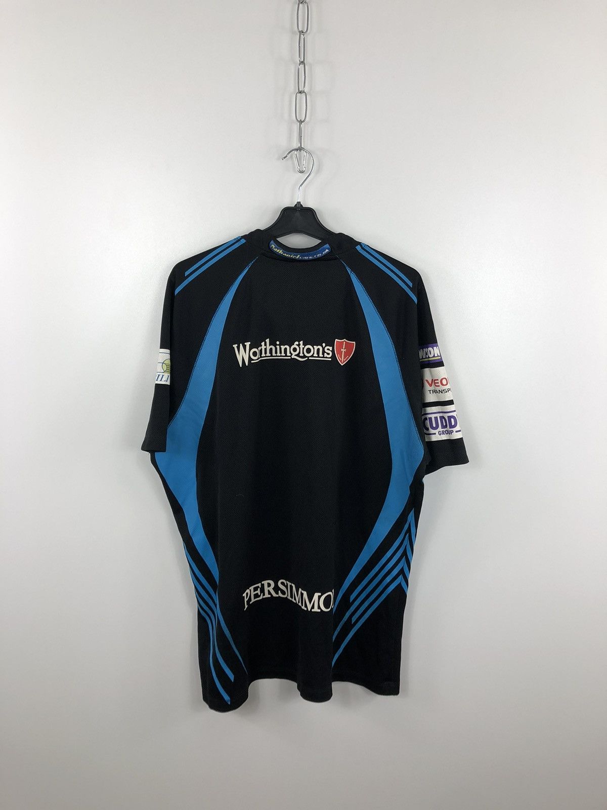 Osprey × Vintage Kooga Ospreys Rugby Jersey T-Shirt Black/Blue Size XL Size US XL / EU 56 / 4 - 2 Thumbnail