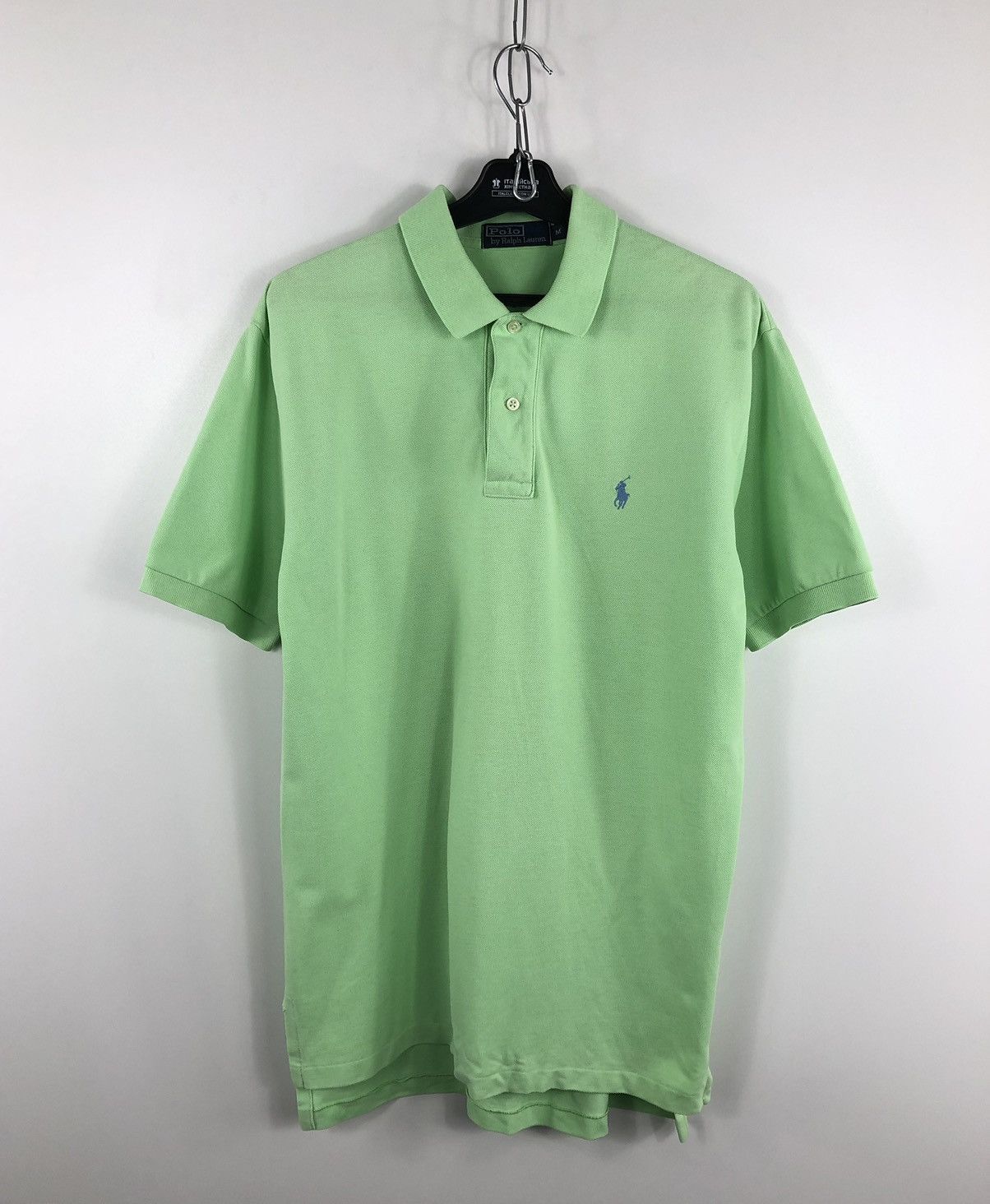 Japanese Brand × Polo Ralph Lauren × Vintage Vintage Polo Ralph Lauren Polo T-Shirt Light Green Size M Size US M / EU 48-50 / 2 - 1 Thumbnail