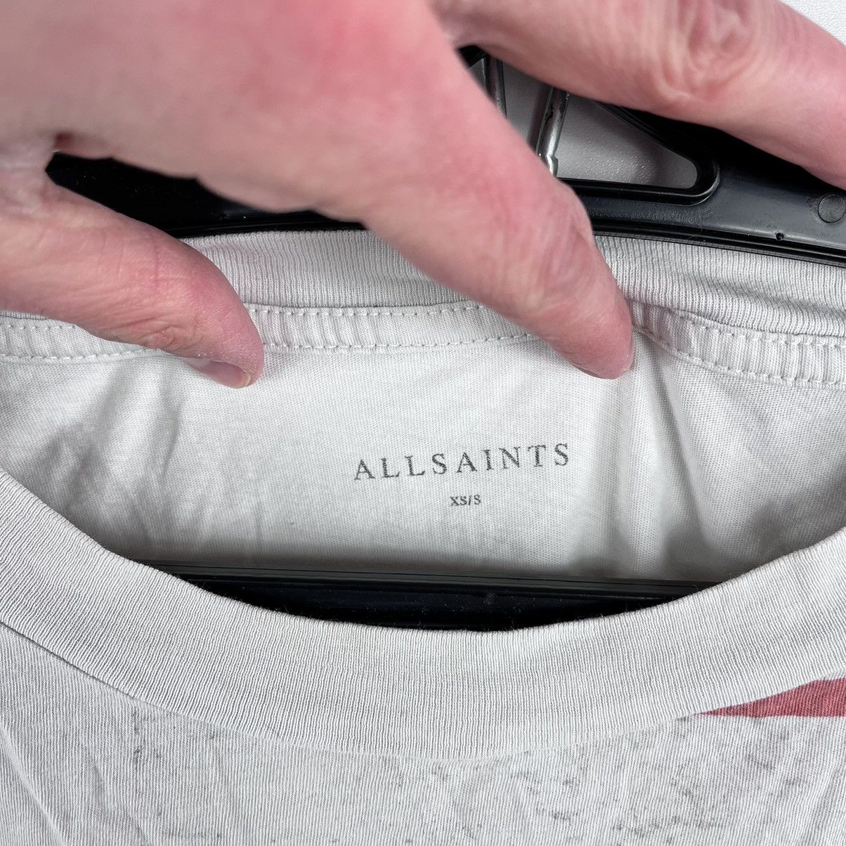 Allsaints Allsaints T-Shirt Short Sleeve Big Logo White Size XS Size US XS / EU 42 / 0 - 7 Thumbnail
