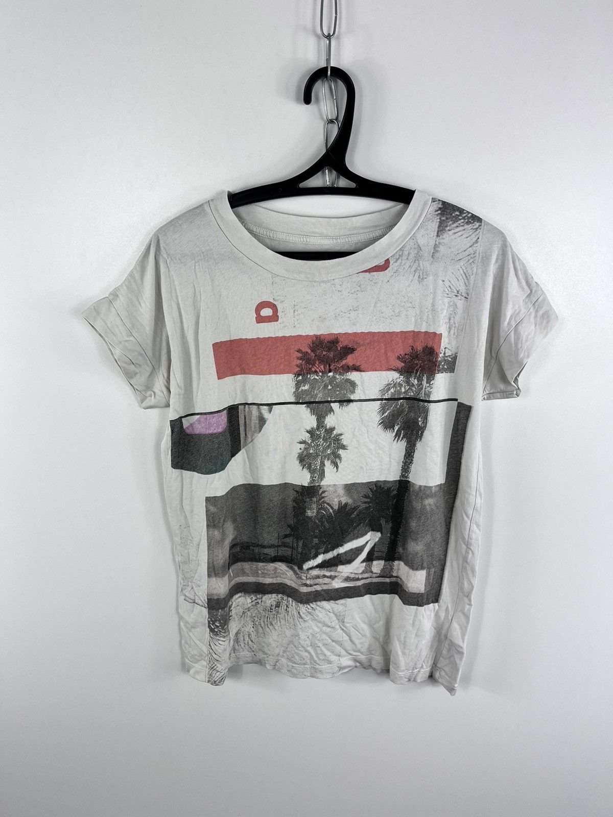 Allsaints Allsaints T-Shirt Short Sleeve Big Logo White Size XS Size US XS / EU 42 / 0 - 1 Thumbnail