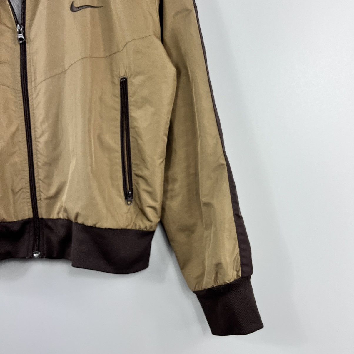Nike × Vintage Vtg Nike Zip Jacket Embroidery Swoosh Back Big Logo Size S Size US S / EU 44-46 / 1 - 7 Thumbnail