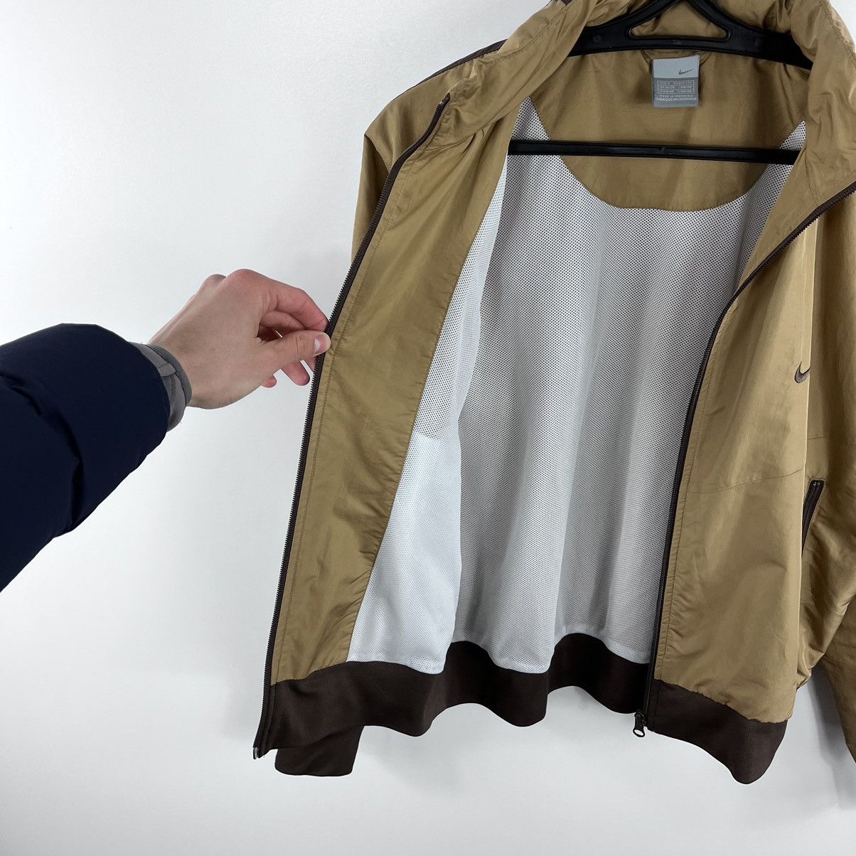 Nike × Vintage Vtg Nike Zip Jacket Embroidery Swoosh Back Big Logo Size S Size US S / EU 44-46 / 1 - 8 Thumbnail