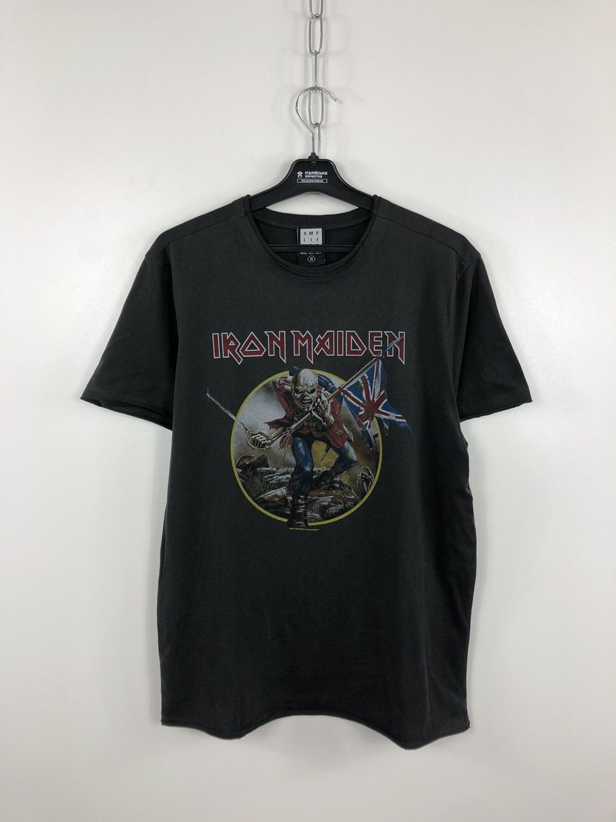 Amplified × Iron Maiden × Vintage Iron Maiden 2017 T-Shirt Black Skeleton Logo Size S Size US S / EU 44-46 / 1 - 1 Thumbnail
