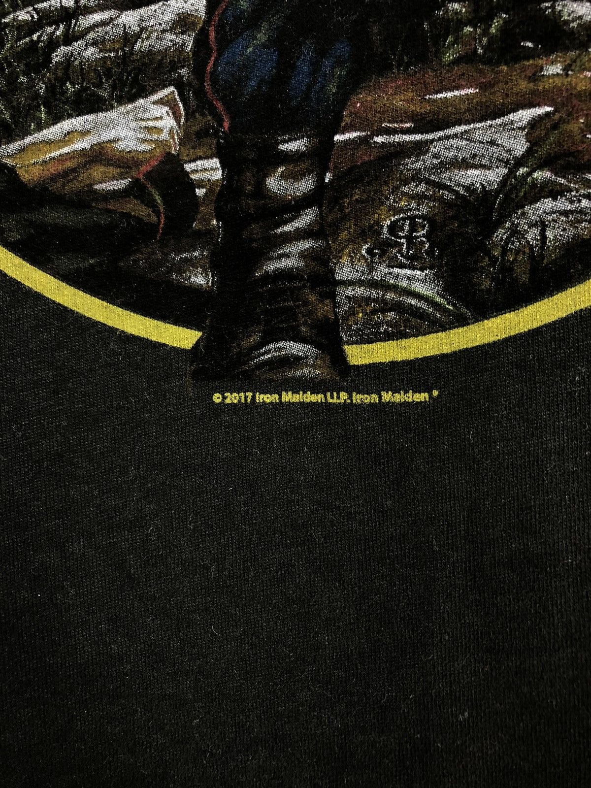 Amplified × Iron Maiden × Vintage Iron Maiden 2017 T-Shirt Black Skeleton Logo Size S Size US S / EU 44-46 / 1 - 6 Thumbnail