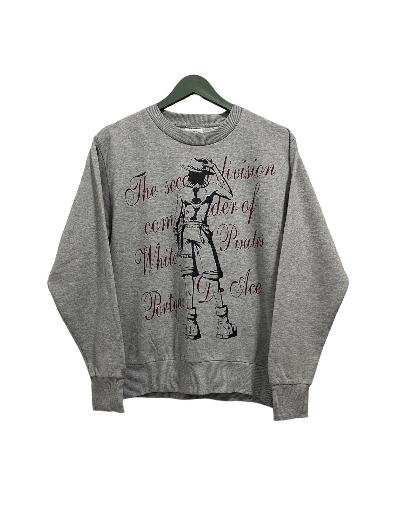 Cartoon Network × One Piece × Vintage Y2k One Piece Ace Anime Japan Pirates Sweatshirt Size US S / EU 44-46 / 1 - 1 Thumbnail