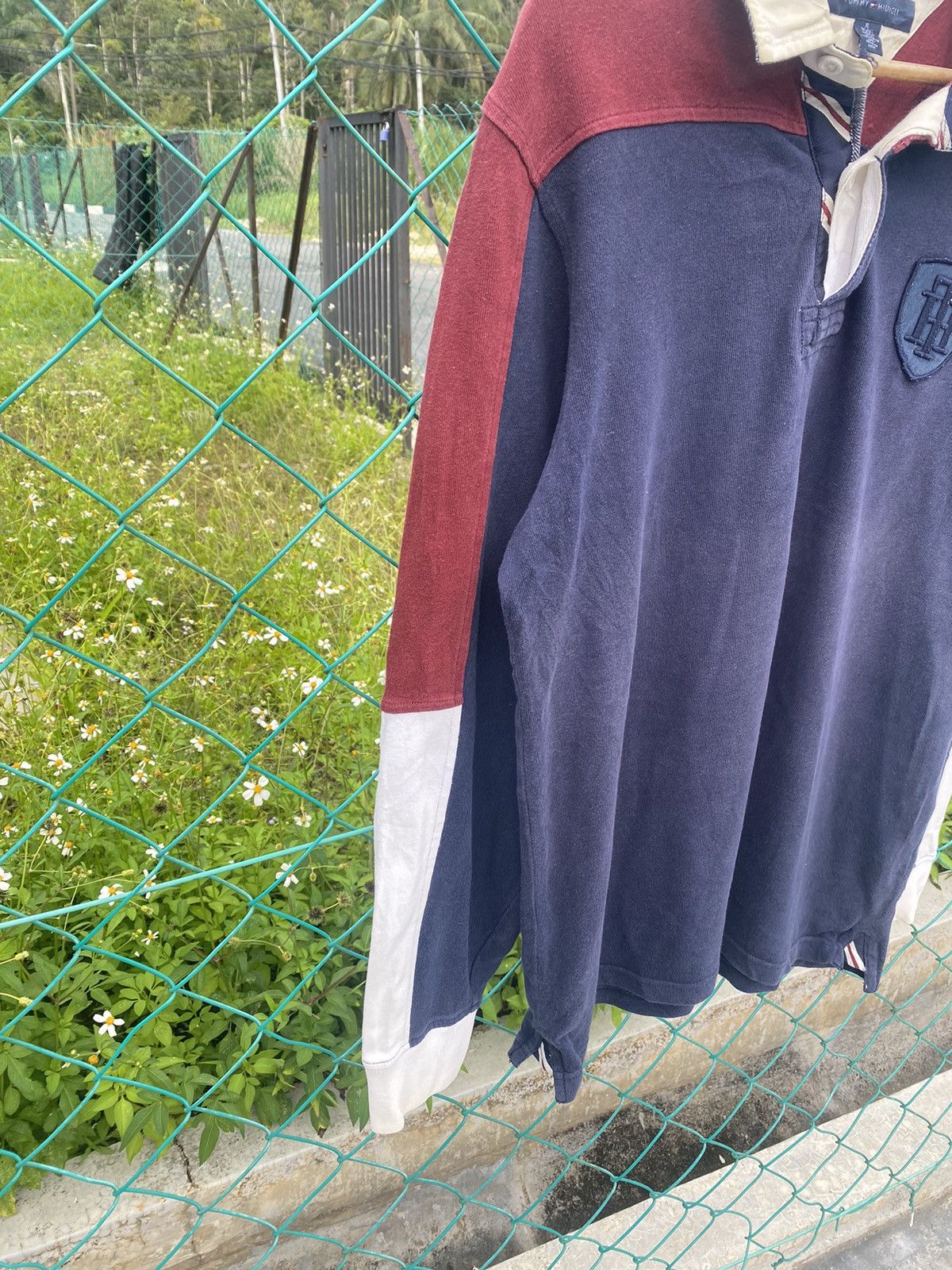 Tommy Hilfiger Tommy Hilfiger Sun Faded Long Sleeve Rugby Size US XL / EU 56 / 4 - 4 Thumbnail