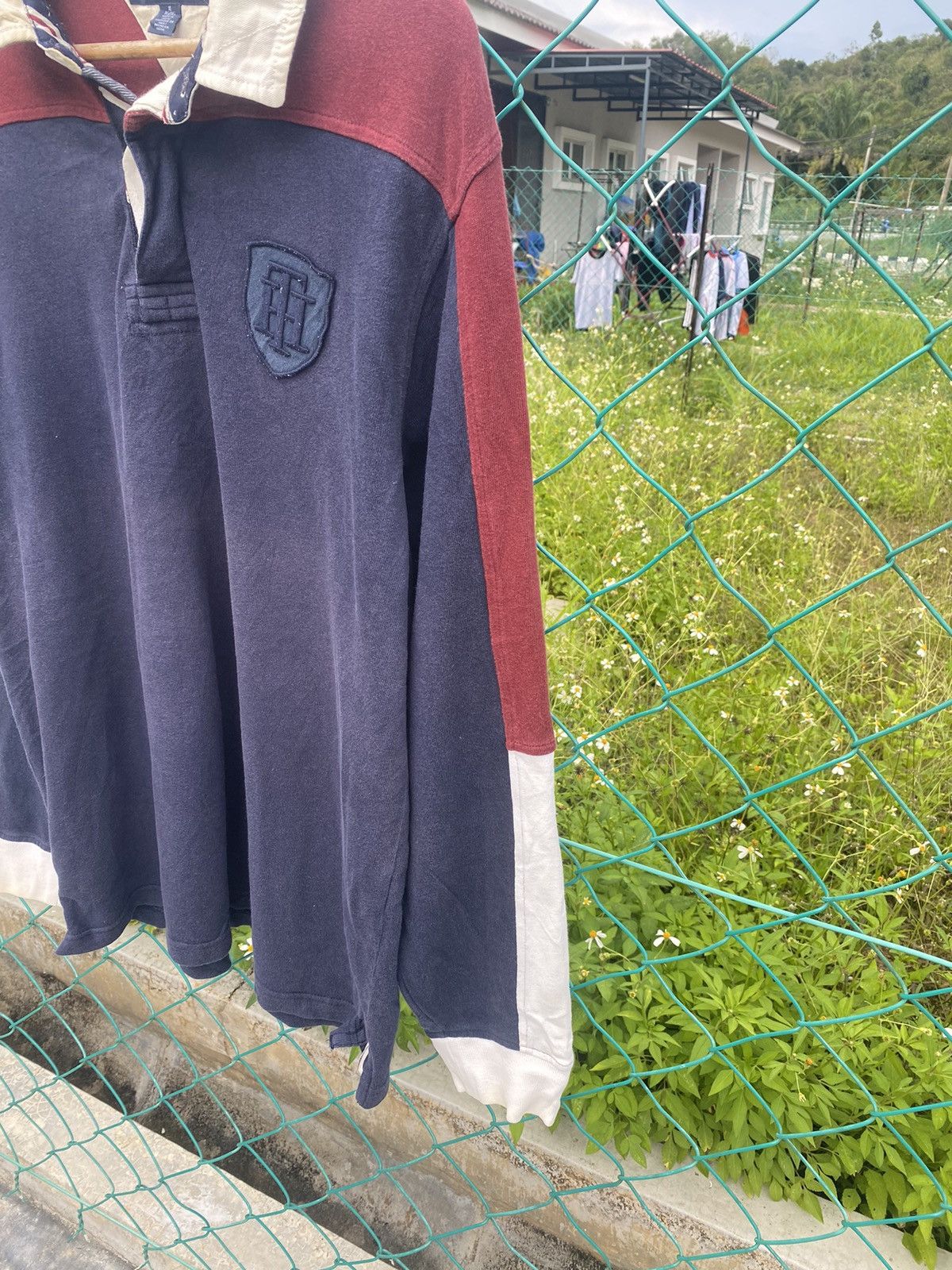 Tommy Hilfiger Tommy Hilfiger Sun Faded Long Sleeve Rugby Size US XL / EU 56 / 4 - 5 Thumbnail