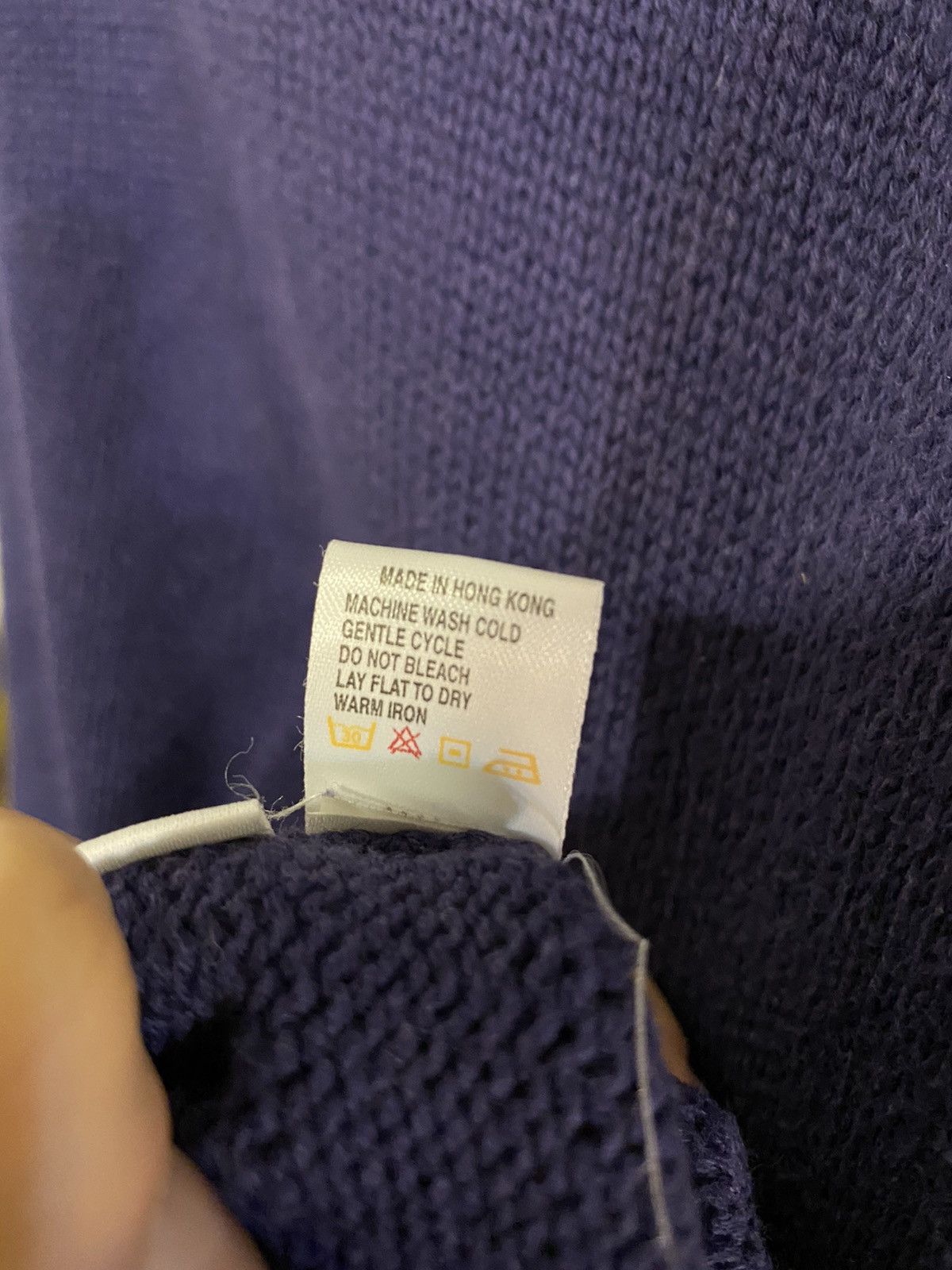 Yves Saint Laurent Navy YSL Sweater Knit Vintage Yves Saint Laurent Sweatshirt Size US M / EU 48-50 / 2 - 7 Thumbnail