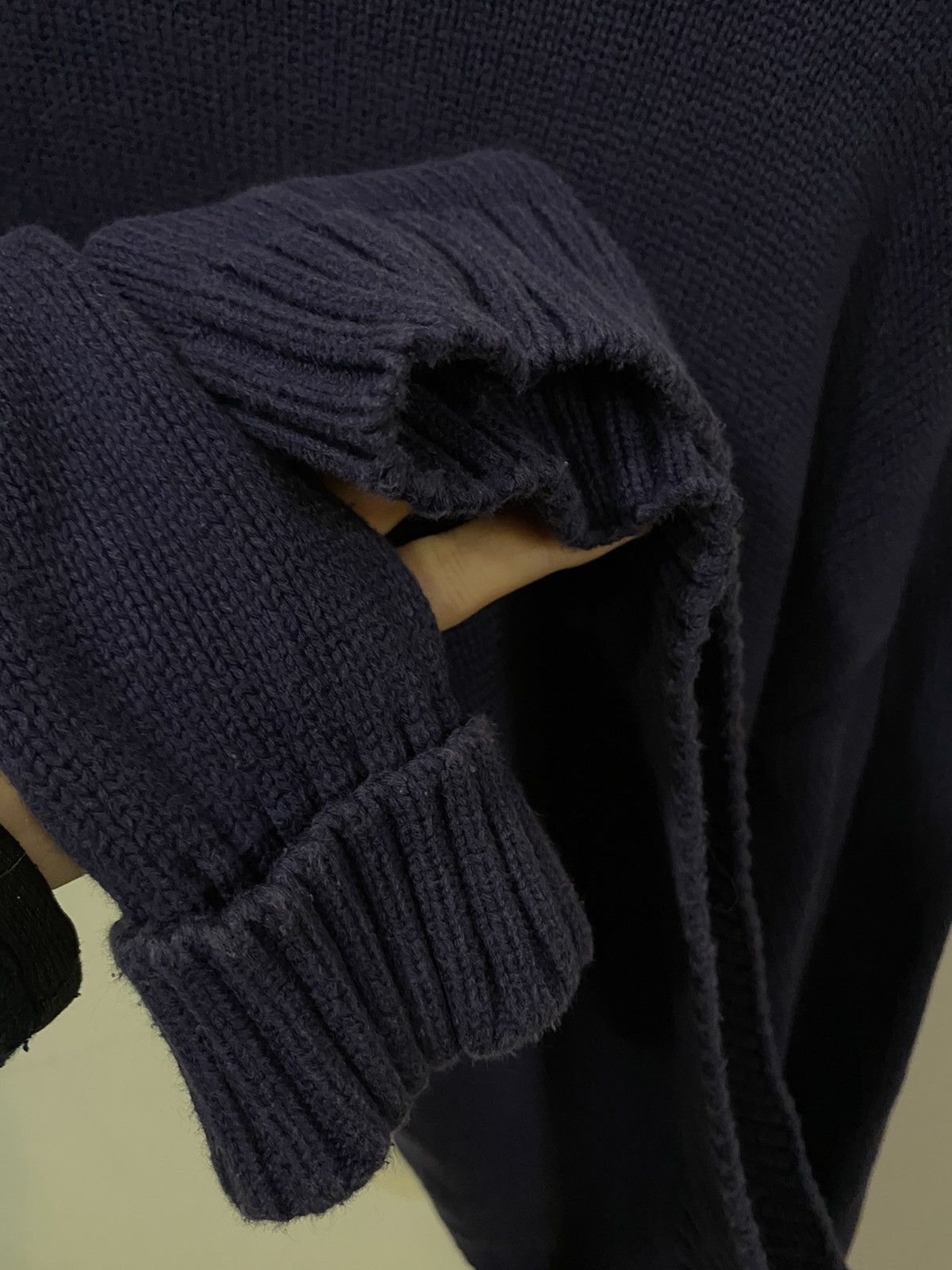Yves Saint Laurent Navy YSL Sweater Knit Vintage Yves Saint Laurent Sweatshirt Size US M / EU 48-50 / 2 - 10 Thumbnail