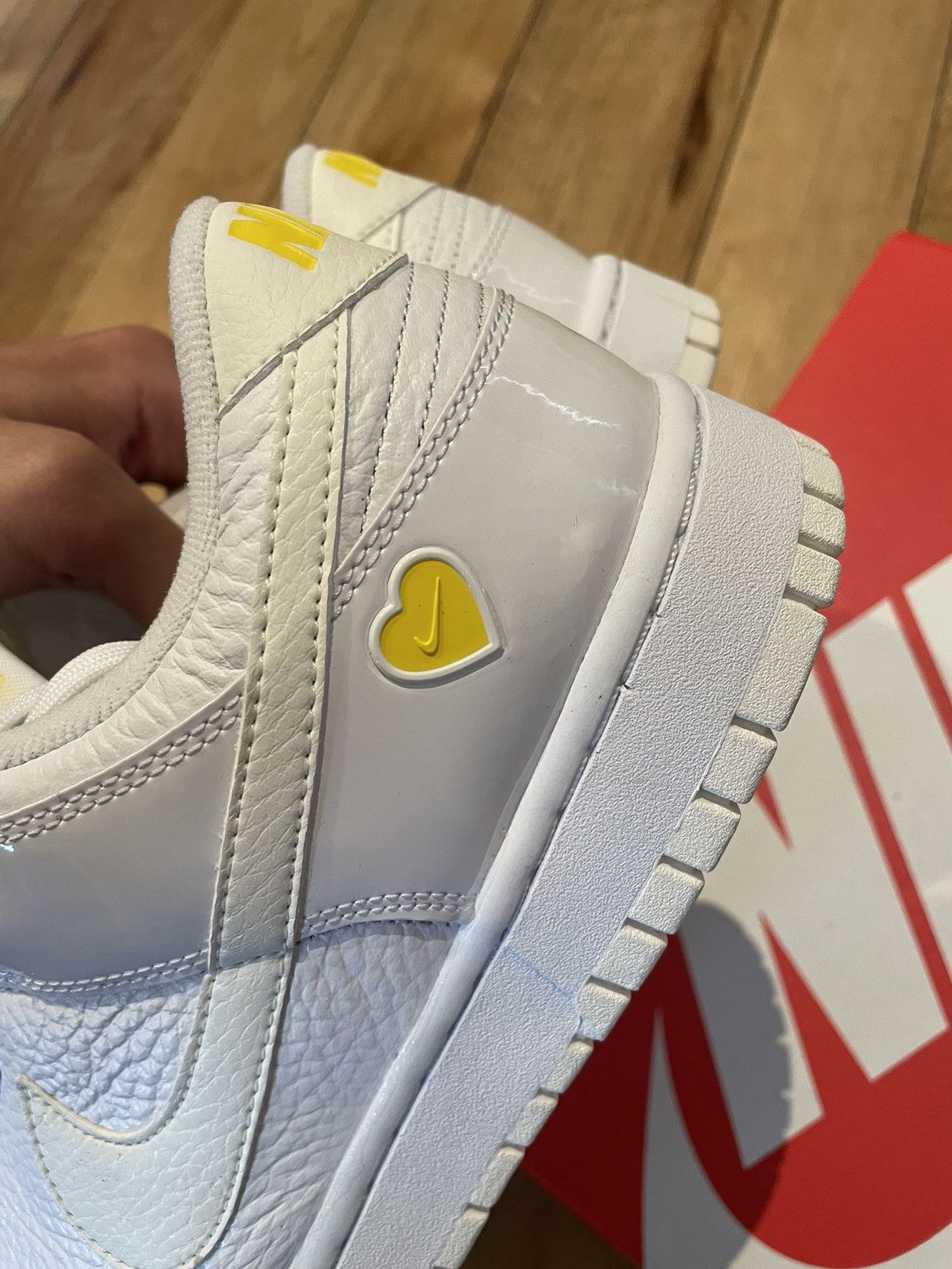 Nike Nike Dunk Low Yellow Heart W 2023 Size US 9 / EU 42 - 8 Thumbnail