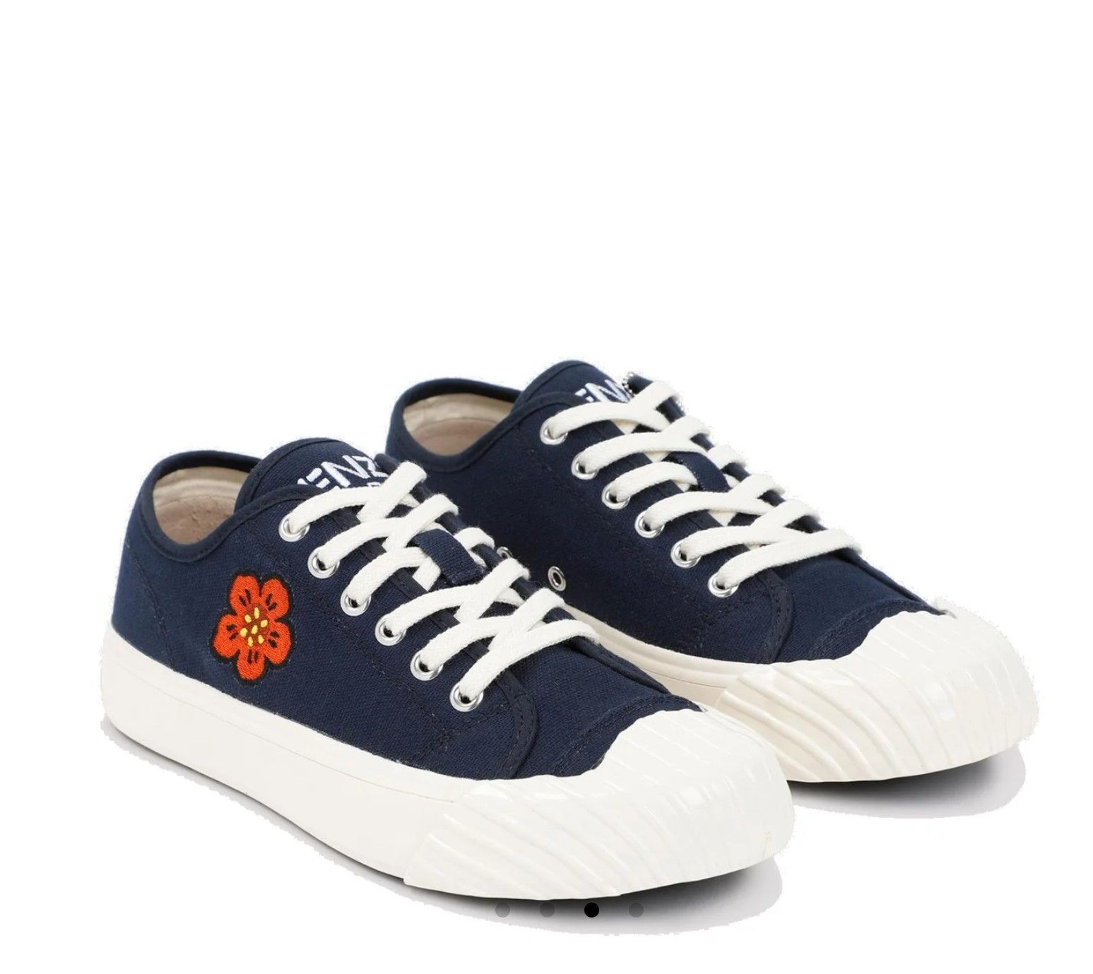 image of Kenzoschool Boke Flower Lace-Up Sneakers - Unisex in Black, Men's (Size 10)