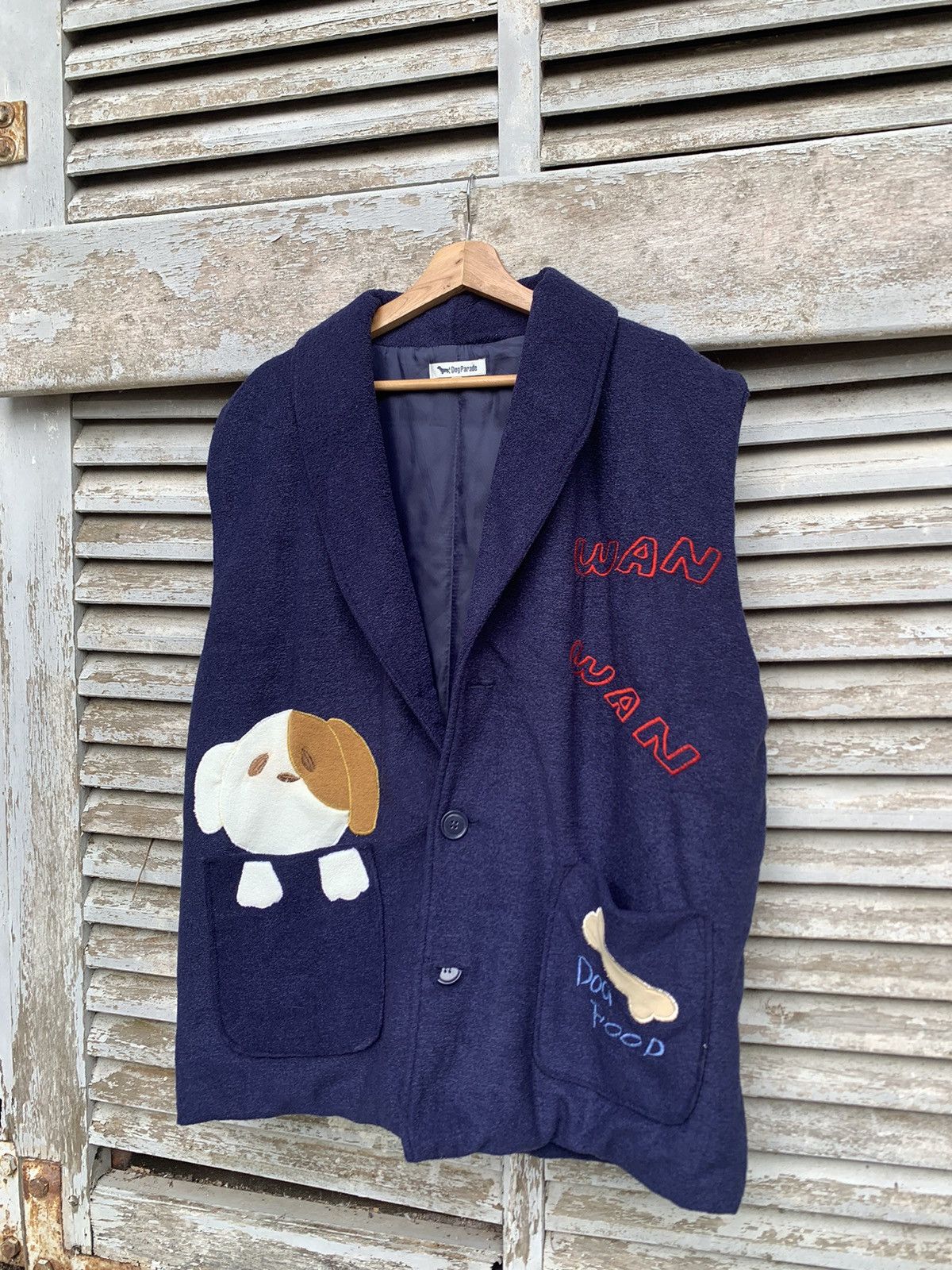 Japanese Brand 🔥Vintage WAN WAN DOG TEE OVERSIZED VEST Size US XL / EU 56 / 4 - 1 Thumbnail