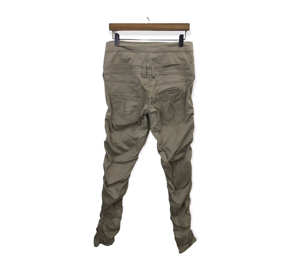 Japanese Brand Japanese Brand Twisted Leg Double Waist Style Trousers Pant Size US 31 - 6 Thumbnail