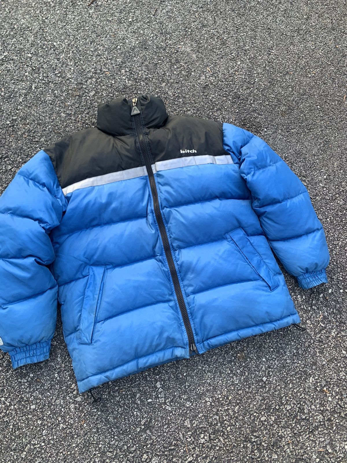 Vintage 👹VINTAGE BITCH SKATEBOARD PUFFER BUBBLE JACKET Size US XL / EU 56 / 4 - 8 Thumbnail