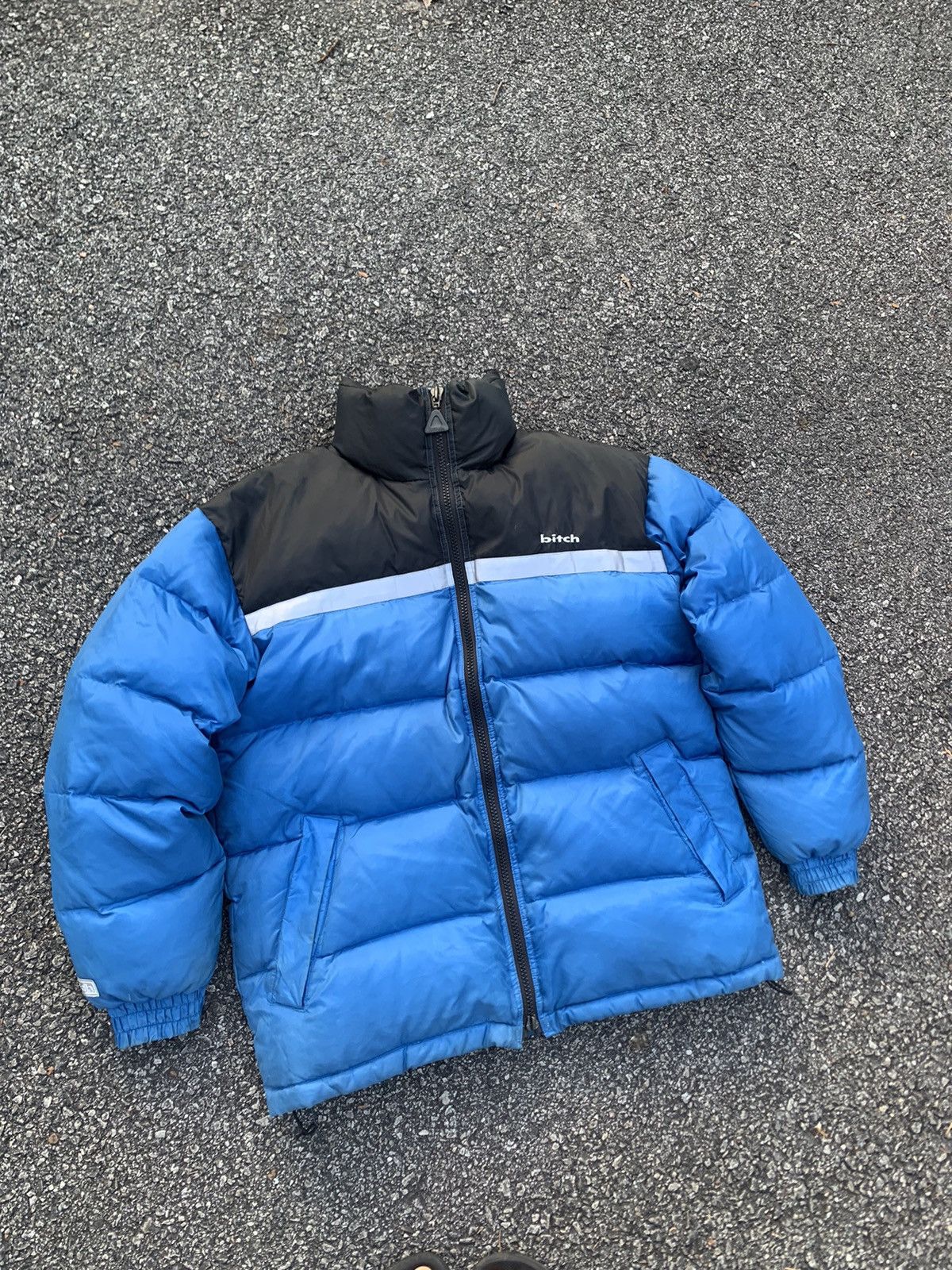 Vintage 👹VINTAGE BITCH SKATEBOARD PUFFER BUBBLE JACKET Size US XL / EU 56 / 4 - 10 Thumbnail